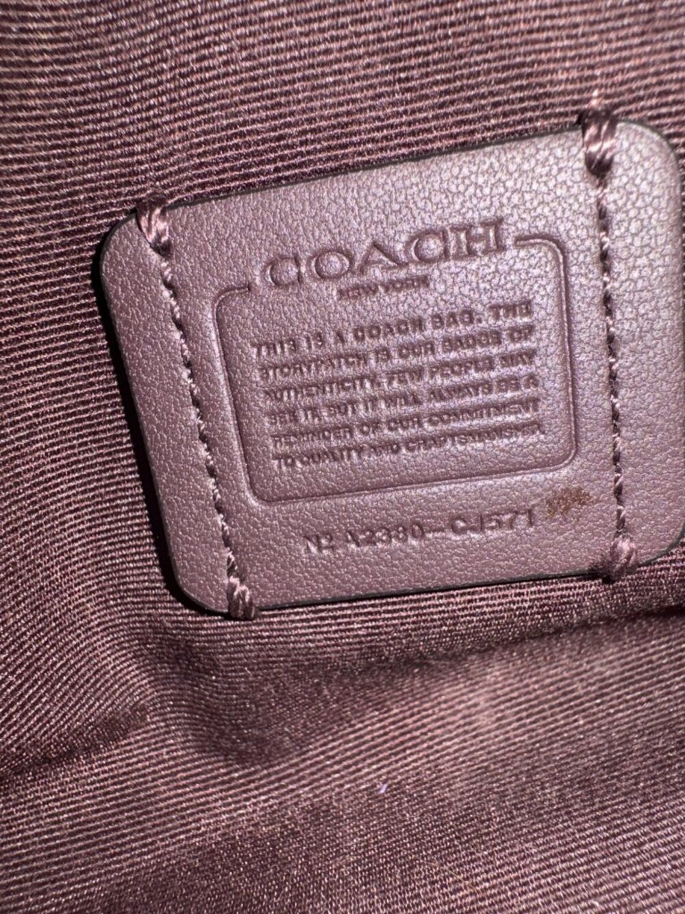 Coach Mini Barrel Bag In Black Pebbled Leather - Picture 3 of 3